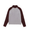 Half Turtleneck Colorblock Long Sleeves