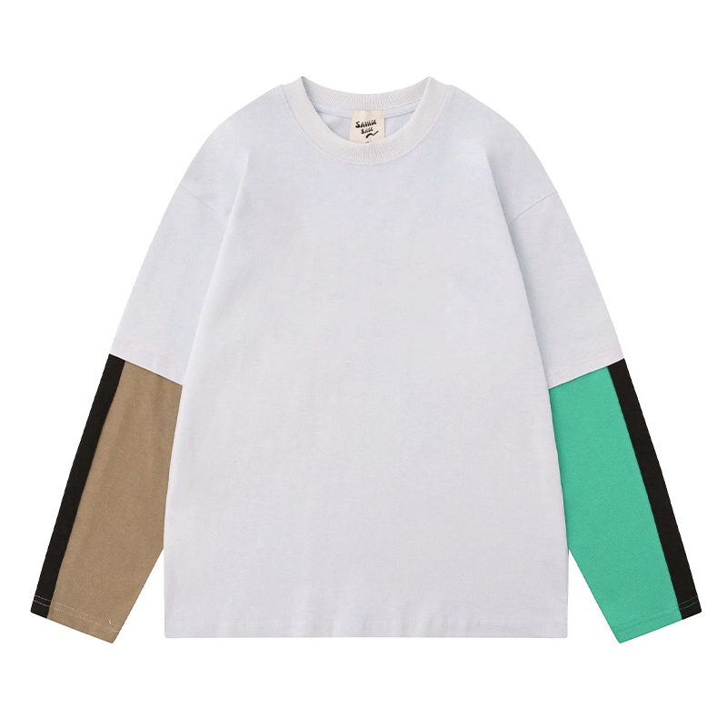 Fake Two-Piece Long Sleeves