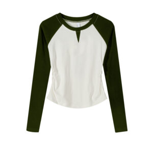 Slim Waist Short Long Sleeves